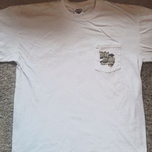 Mens SzL Harley Davidson white Tshirt
